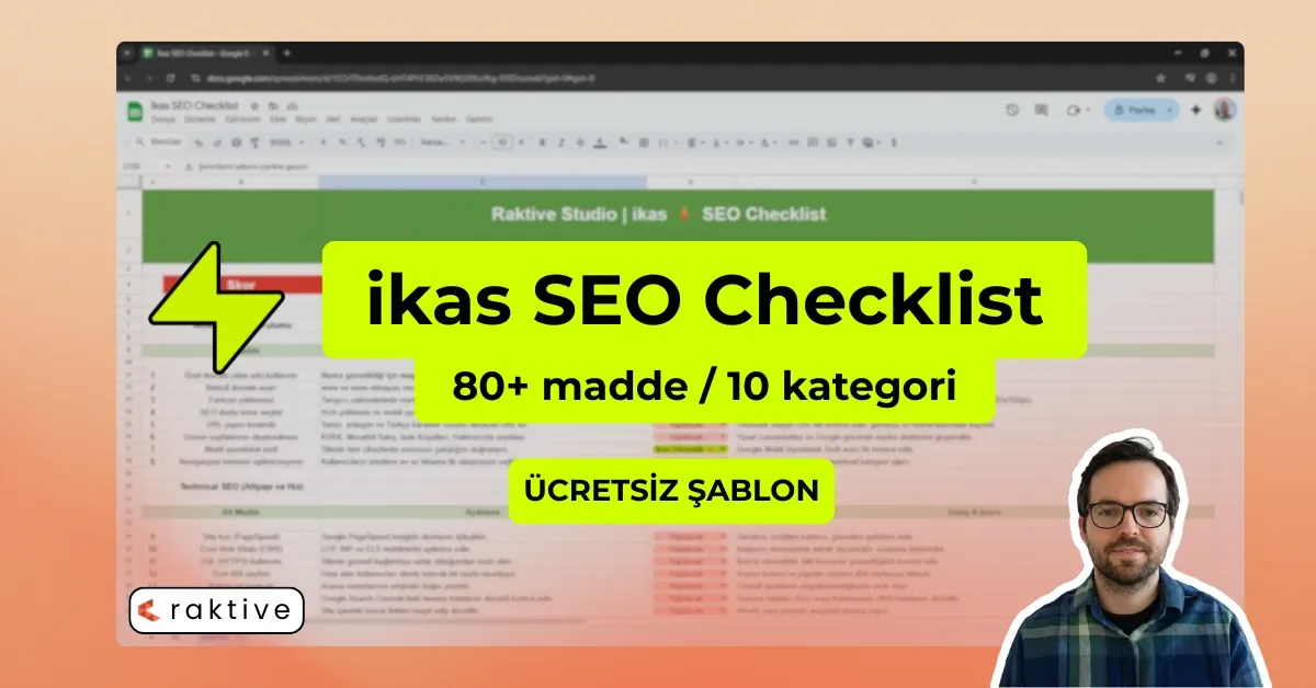 ikas SEO Kontrol Listesi: 80+ Kritik Madde (Ücretsiz)